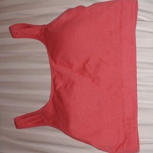 Jockey Ribbed Round Neck Lightly Padded Sports Bra